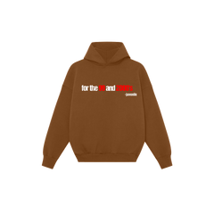 Brown "For the 99" Hoodie