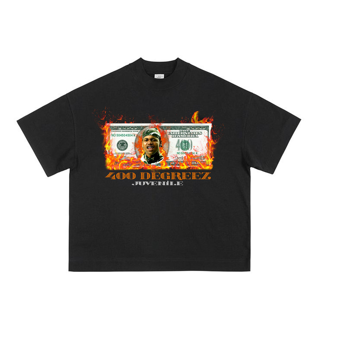 Dollar Bill Black Tee