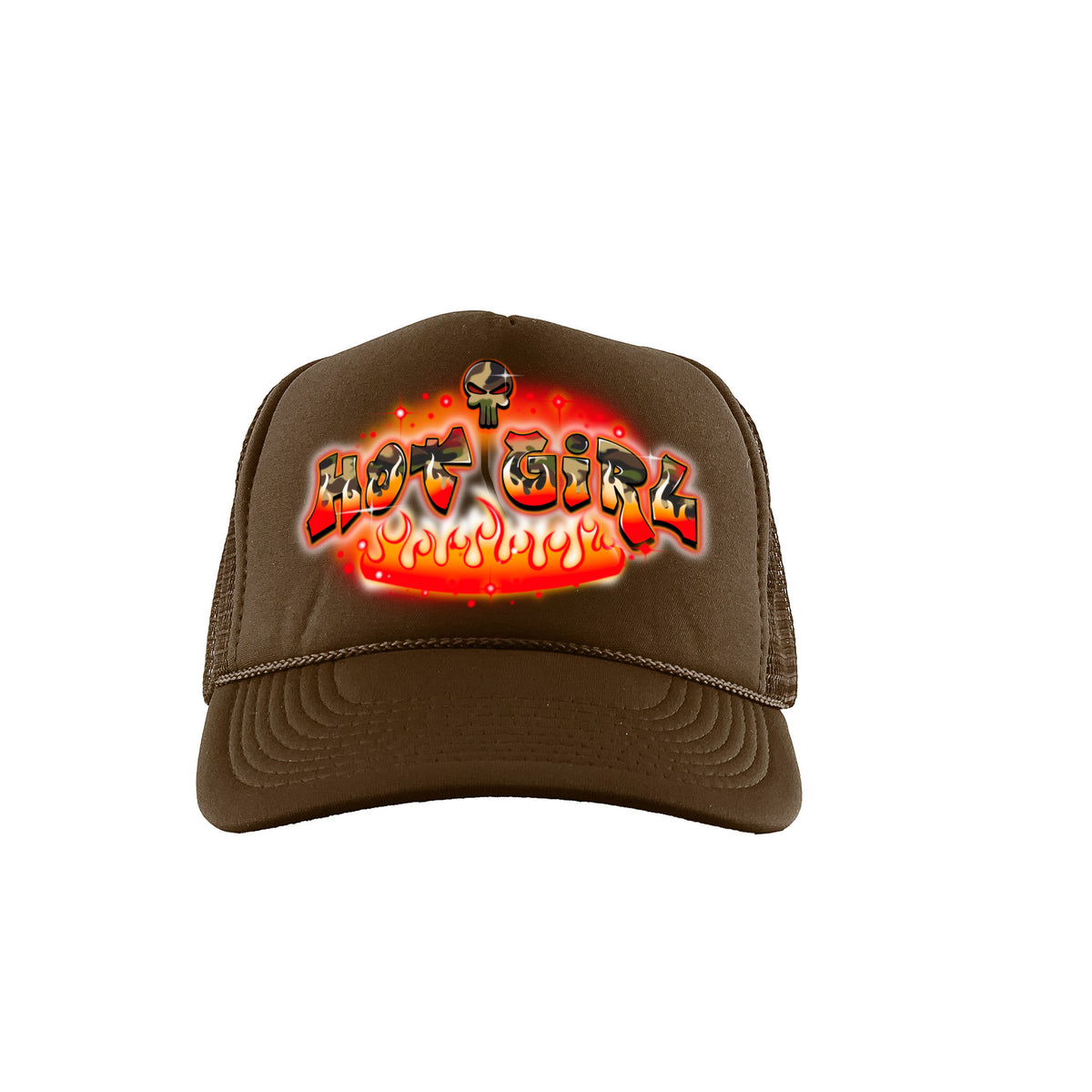 Hot Girl Trucker (Brown)