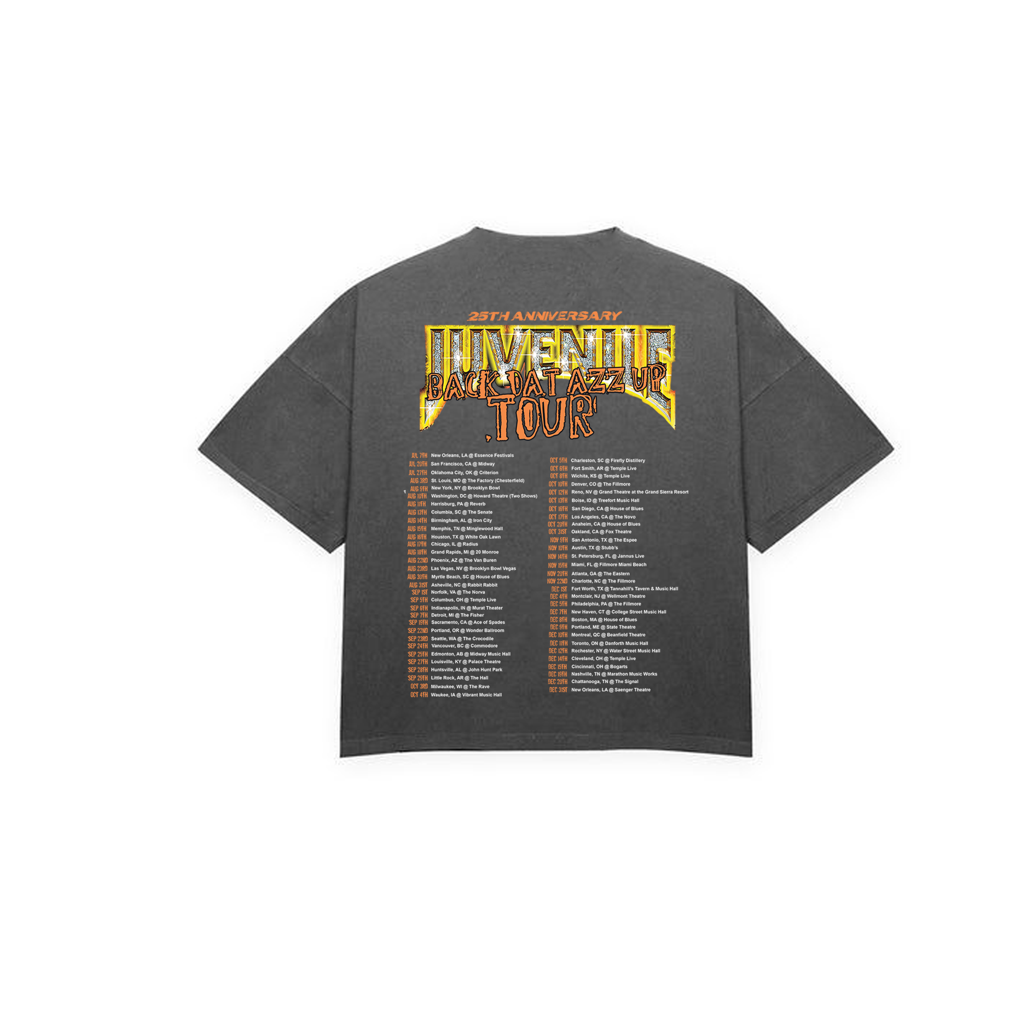 Grey Back That Azz Up 25th Anniversary Tour Tee